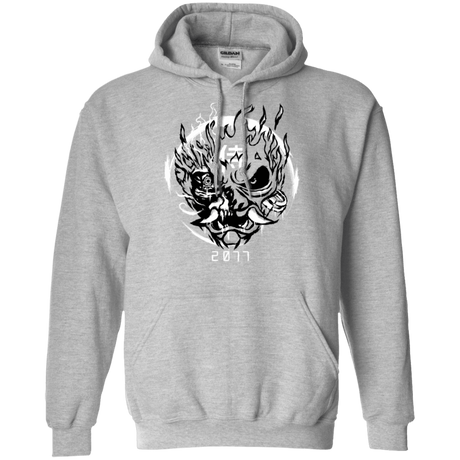 Sweatshirts Sport Grey / S Samurai 2077 Pullover Hoodie