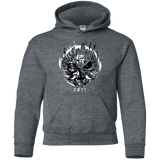 Sweatshirts Dark Heather / YS Samurai 2077 Youth Hoodie