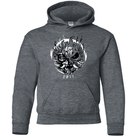 Sweatshirts Dark Heather / YS Samurai 2077 Youth Hoodie