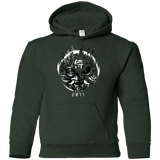 Sweatshirts Forest Green / YS Samurai 2077 Youth Hoodie