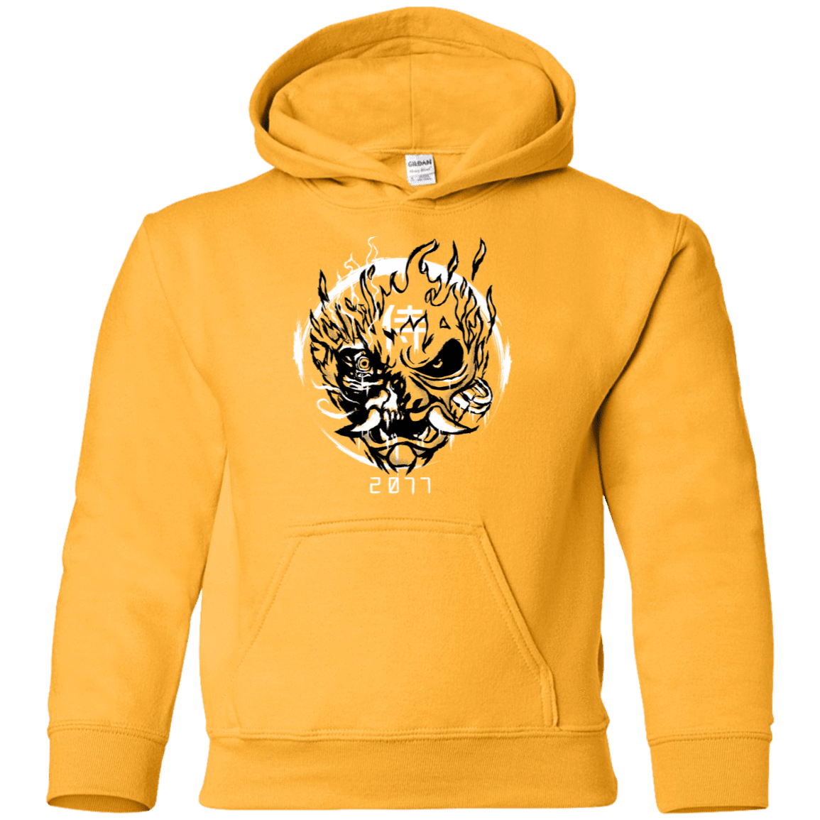 Sweatshirts Gold / YS Samurai 2077 Youth Hoodie