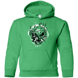 Sweatshirts Irish Green / YS Samurai 2077 Youth Hoodie