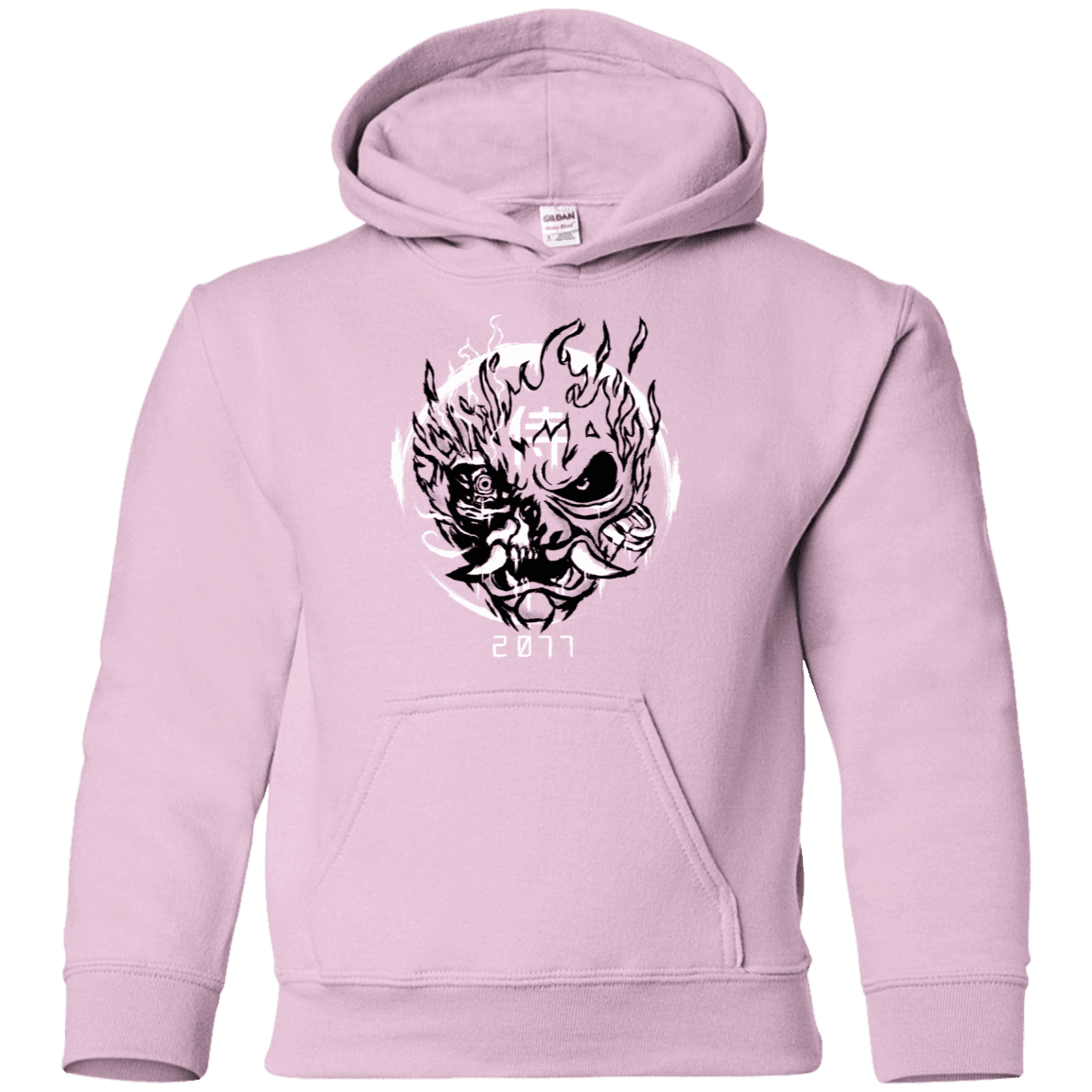 Sweatshirts Light Pink / YS Samurai 2077 Youth Hoodie