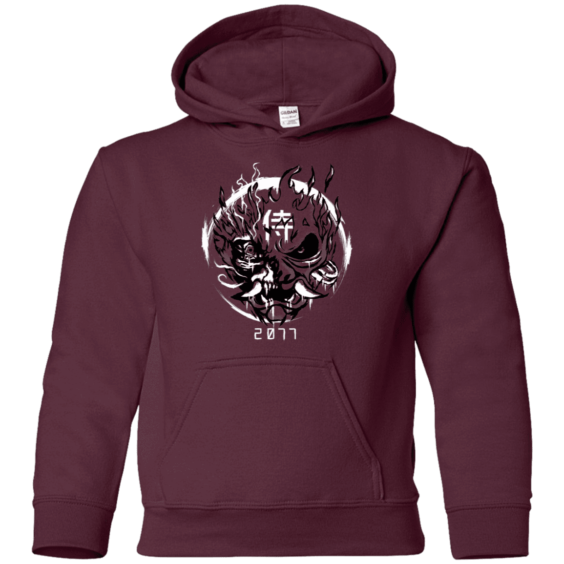 Sweatshirts Maroon / YS Samurai 2077 Youth Hoodie