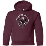 Sweatshirts Maroon / YS Samurai 2077 Youth Hoodie