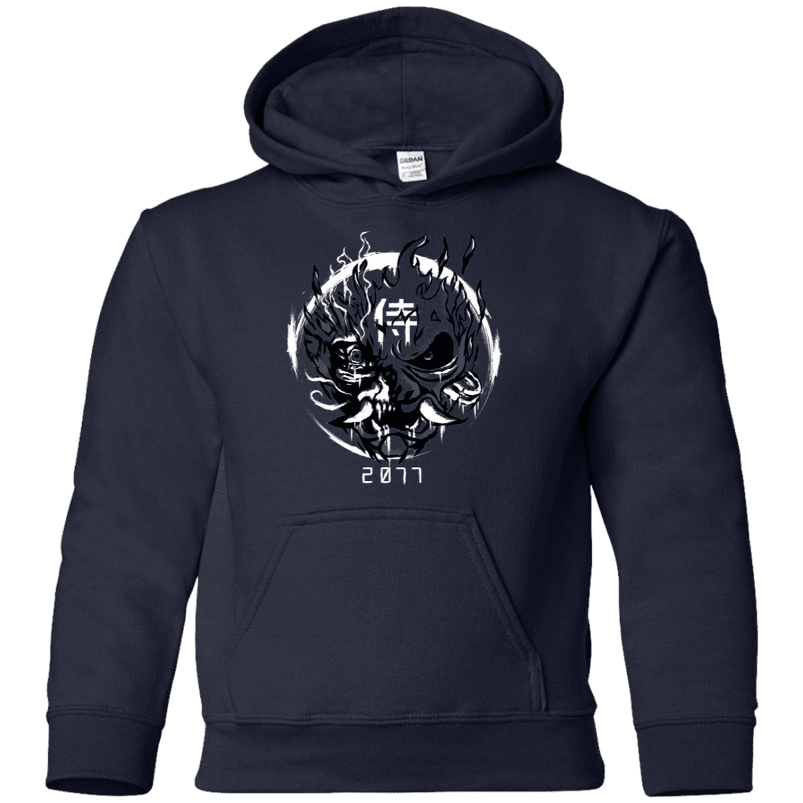 Sweatshirts Navy / YS Samurai 2077 Youth Hoodie