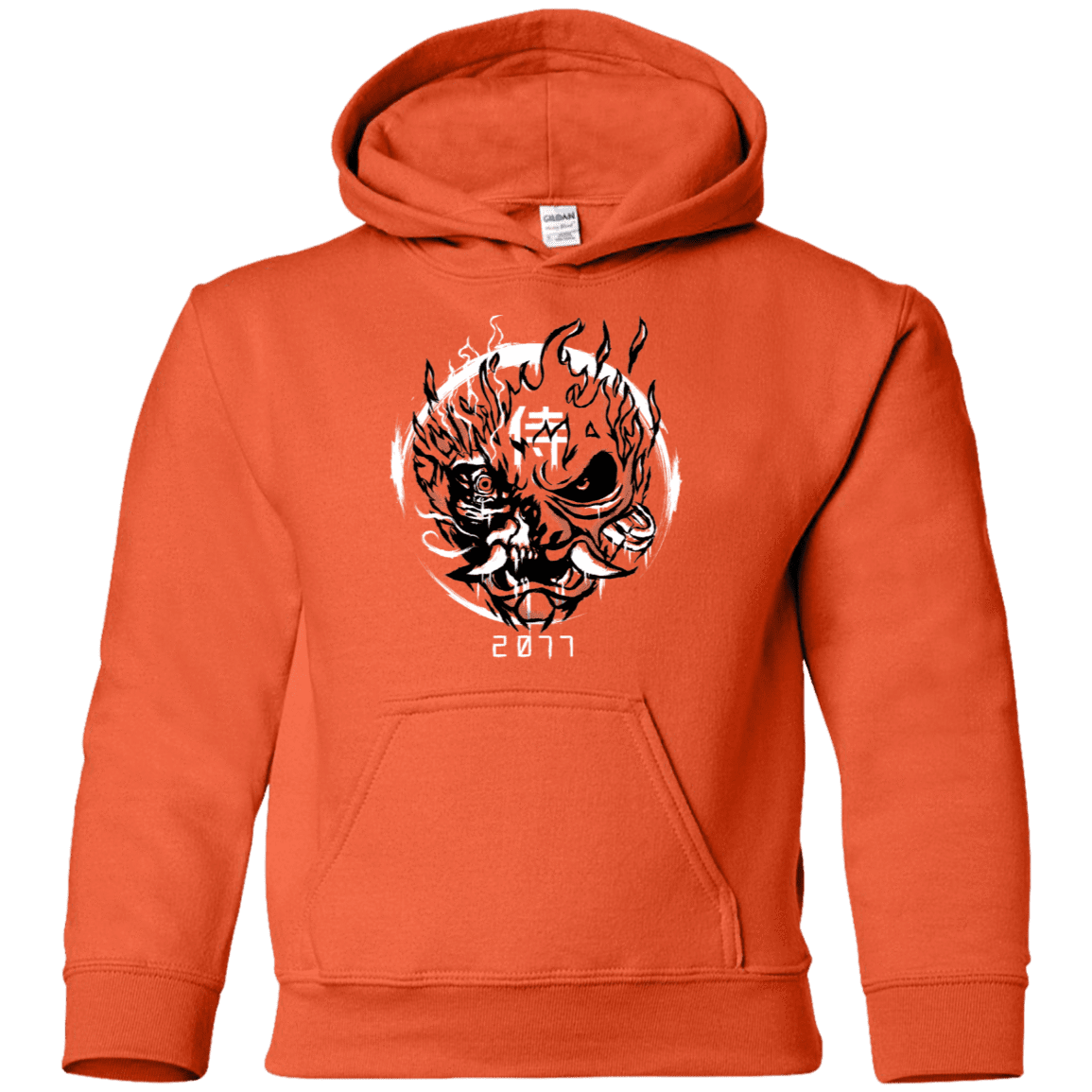 Sweatshirts Orange / YS Samurai 2077 Youth Hoodie