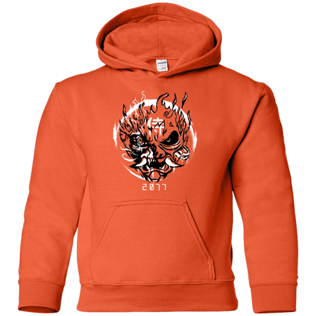 Sweatshirts Orange / YS Samurai 2077 Youth Hoodie