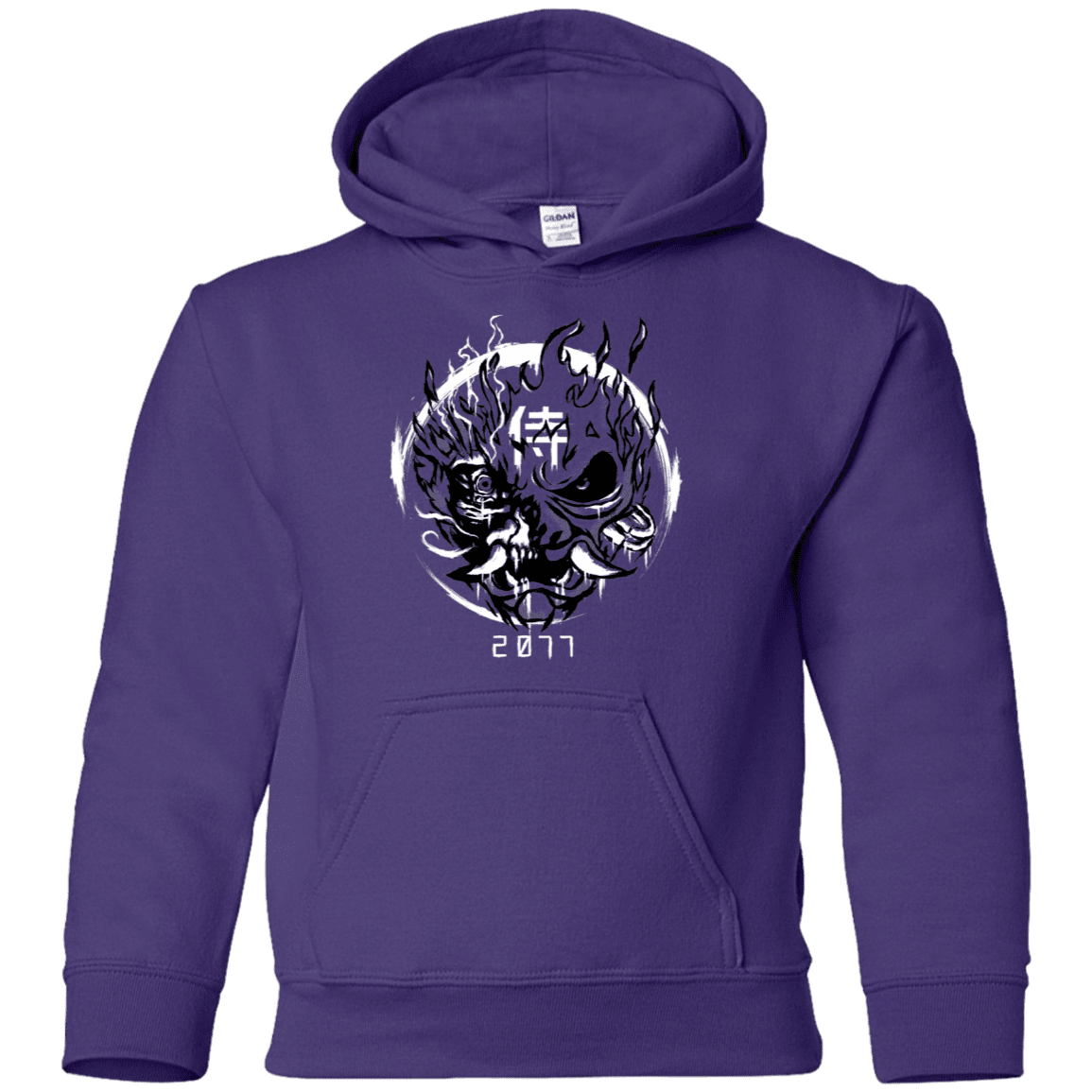 Sweatshirts Purple / YS Samurai 2077 Youth Hoodie