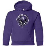 Sweatshirts Purple / YS Samurai 2077 Youth Hoodie