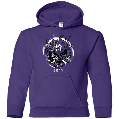 Sweatshirts Purple / YS Samurai 2077 Youth Hoodie