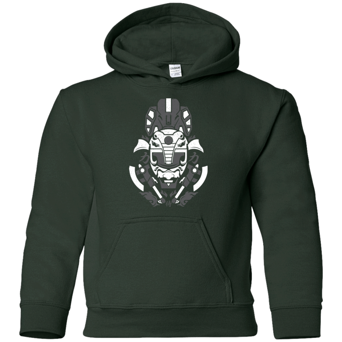 Sweatshirts Forest Green / YS Samurai Black  Ranger Youth Hoodie