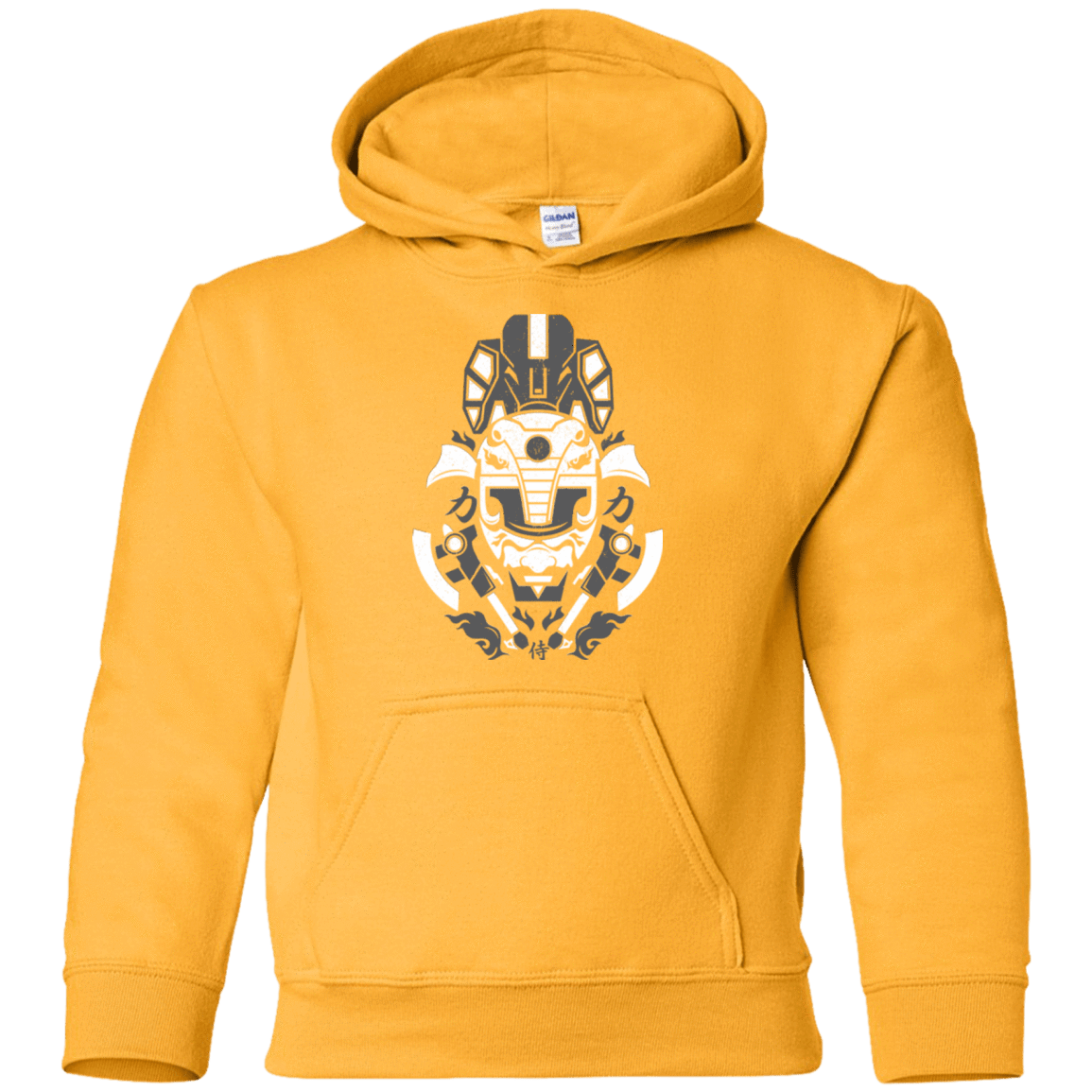 Sweatshirts Gold / YS Samurai Black  Ranger Youth Hoodie