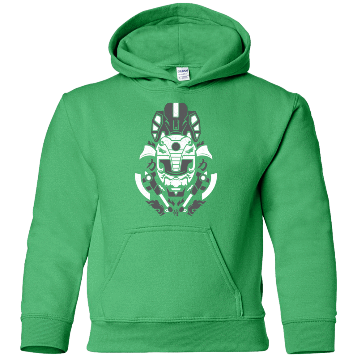 Sweatshirts Irish Green / YS Samurai Black  Ranger Youth Hoodie
