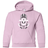 Sweatshirts Light Pink / YS Samurai Black  Ranger Youth Hoodie