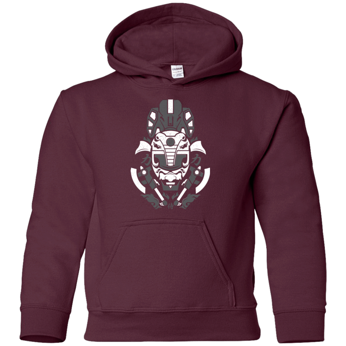 Sweatshirts Maroon / YS Samurai Black  Ranger Youth Hoodie