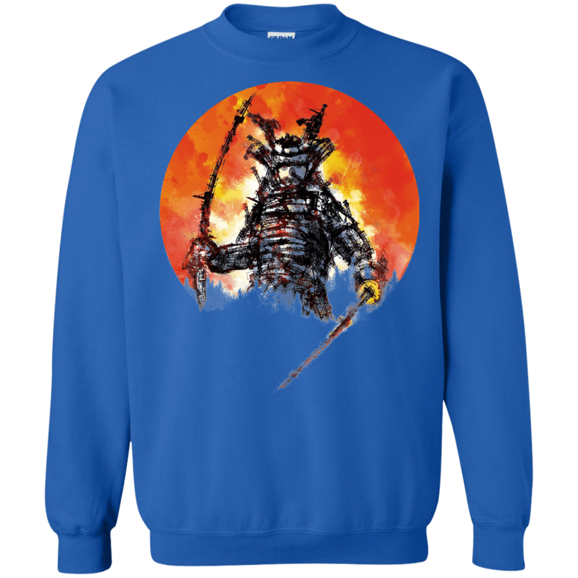 Sweatshirts Royal / S Samurai Bot Crewneck Sweatshirt