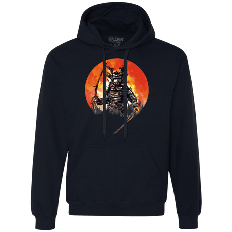 Sweatshirts Navy / S Samurai Bot Premium Fleece Hoodie