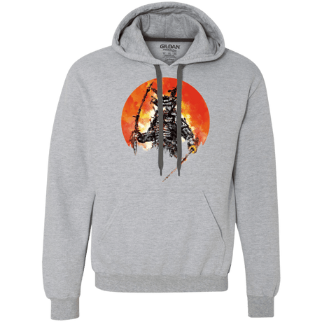 Sweatshirts Sport Grey / S Samurai Bot Premium Fleece Hoodie