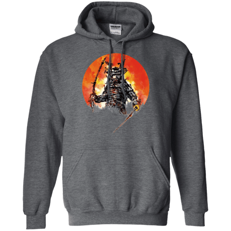 Sweatshirts Dark Heather / S Samurai Bot Pullover Hoodie