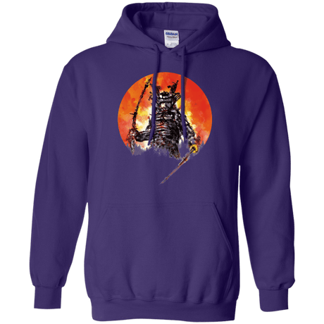 Sweatshirts Purple / S Samurai Bot Pullover Hoodie
