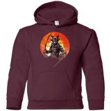 Sweatshirts Maroon / YS Samurai Bot Youth Hoodie