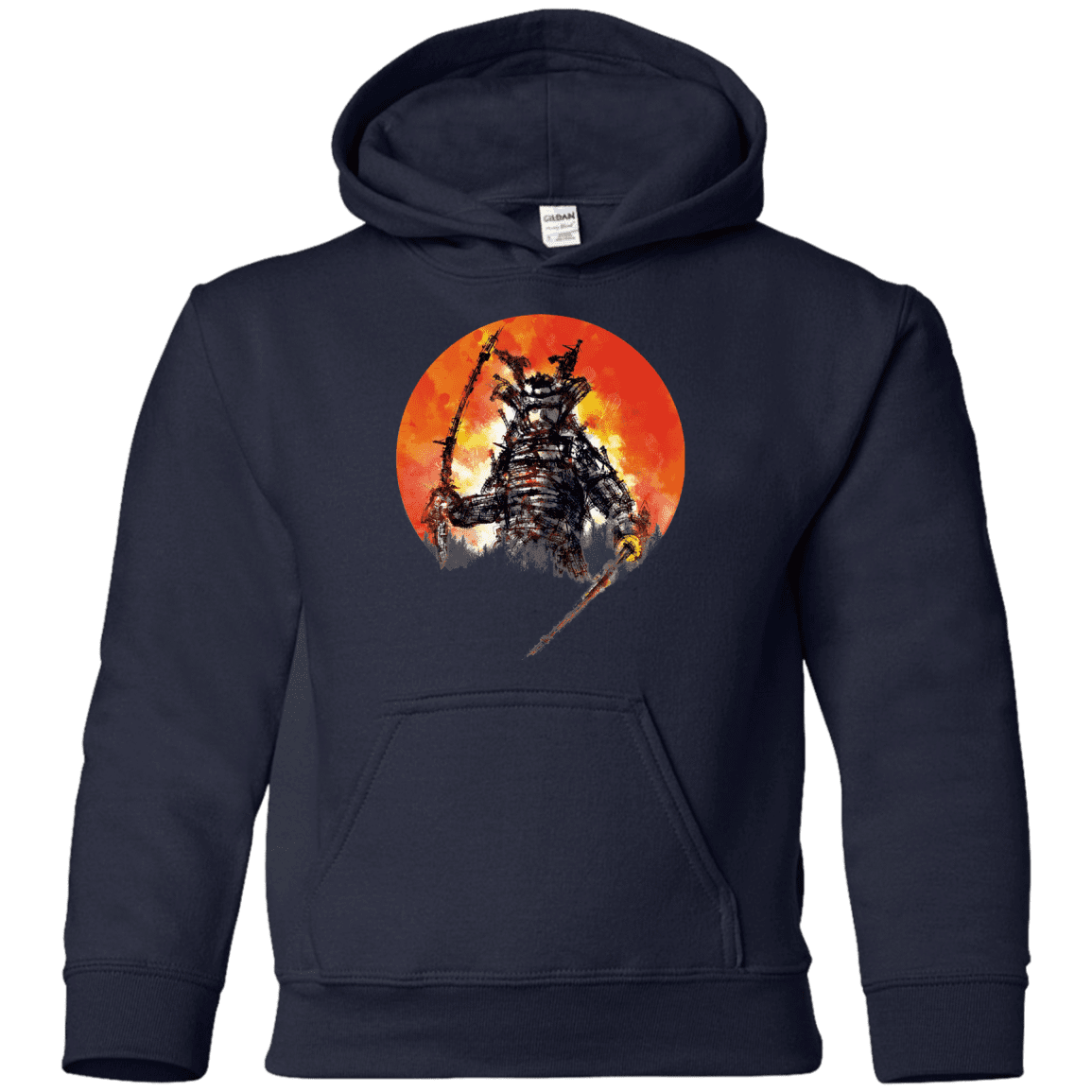 Sweatshirts Navy / YS Samurai Bot Youth Hoodie