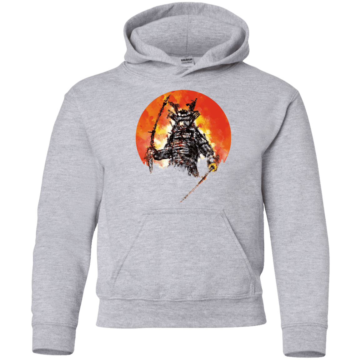 Sweatshirts Sport Grey / YS Samurai Bot Youth Hoodie