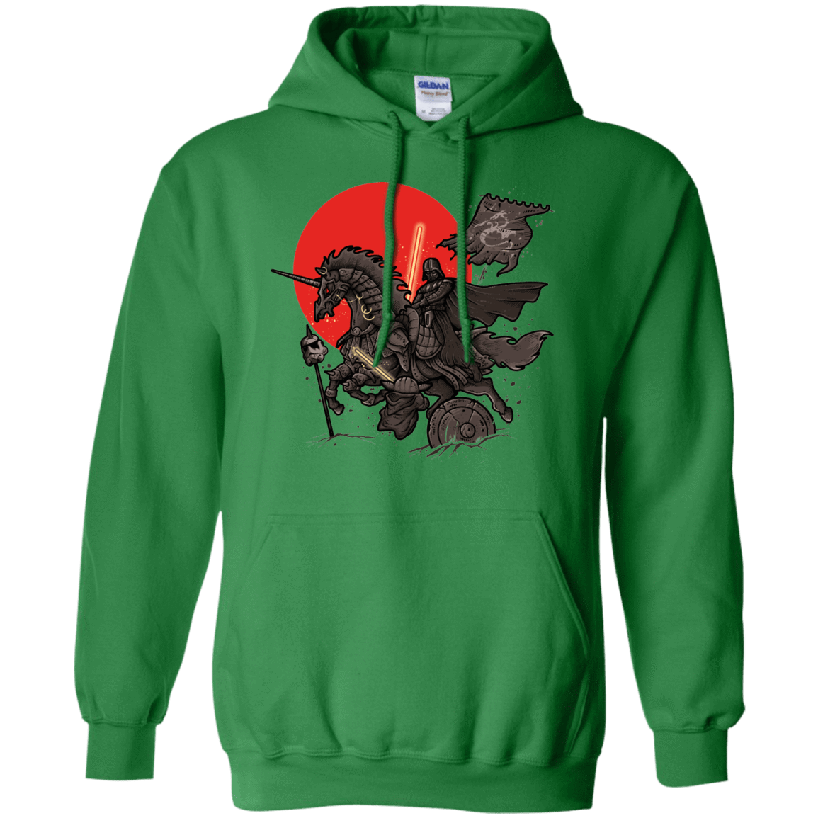 Sweatshirts Irish Green / Small SAMURAI GALAXY Pullover Hoodie