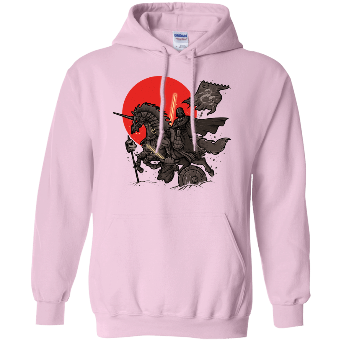 Sweatshirts Light Pink / Small SAMURAI GALAXY Pullover Hoodie