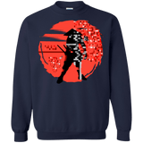 Sweatshirts Navy / S Samurai Pixel Crewneck Sweatshirt