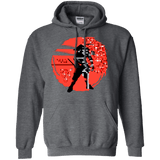 Sweatshirts Dark Heather / S Samurai Pixel Pullover Hoodie