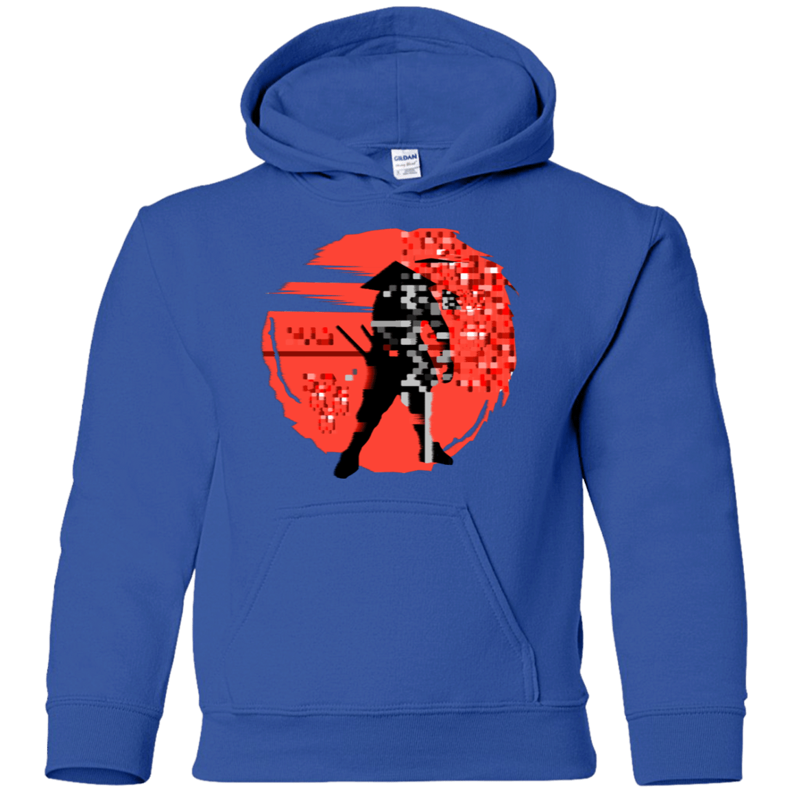 Sweatshirts Royal / YS Samurai Pixel Youth Hoodie