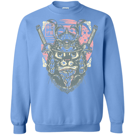 Sweatshirts Carolina Blue / S Samurai Pizza Cat Crewneck Sweatshirt