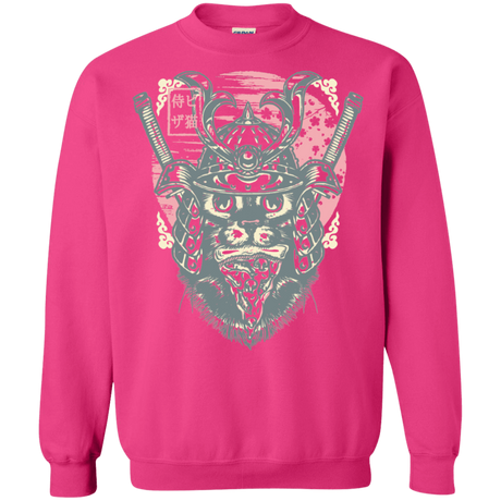 Sweatshirts Heliconia / S Samurai Pizza Cat Crewneck Sweatshirt