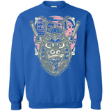 Sweatshirts Royal / S Samurai Pizza Cat Crewneck Sweatshirt