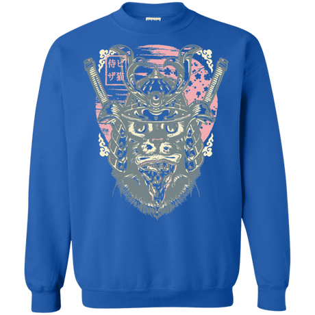 Sweatshirts Royal / S Samurai Pizza Cat Crewneck Sweatshirt