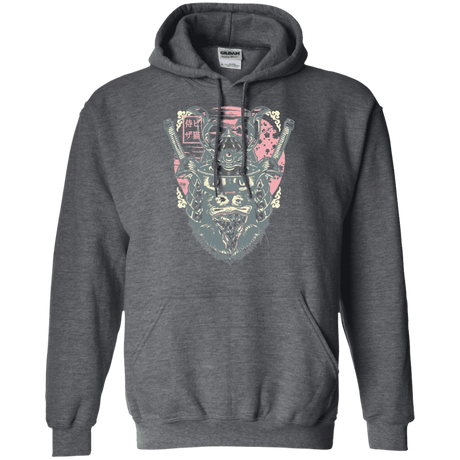 Sweatshirts Dark Heather / S Samurai Pizza Cat Pullover Hoodie