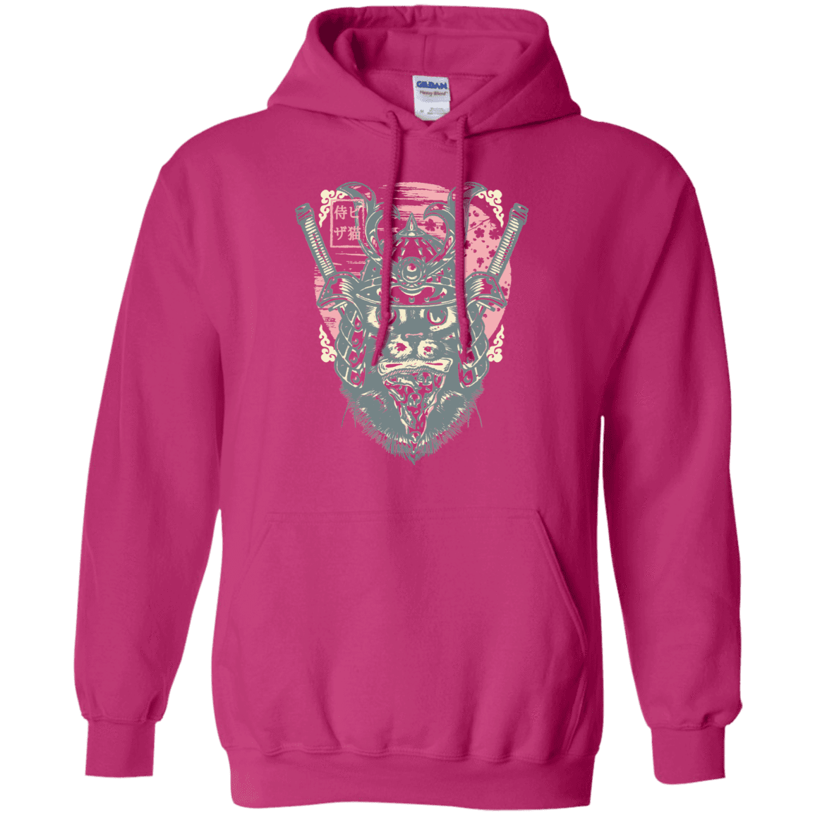 Sweatshirts Heliconia / S Samurai Pizza Cat Pullover Hoodie