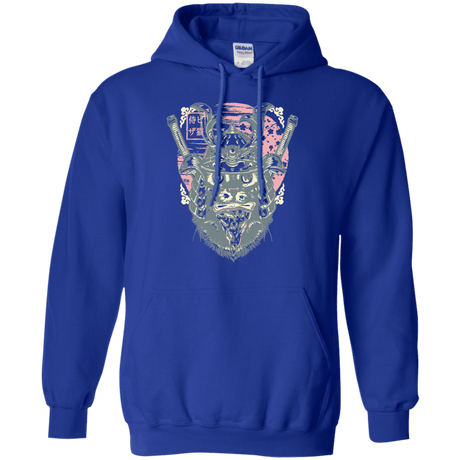 Sweatshirts Royal / S Samurai Pizza Cat Pullover Hoodie