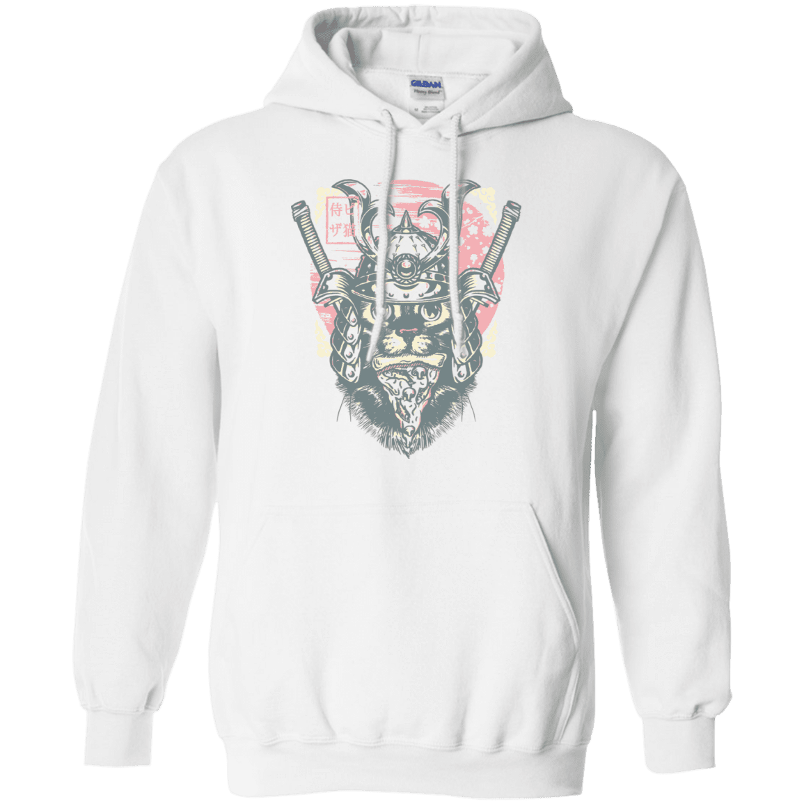 Sweatshirts White / S Samurai Pizza Cat Pullover Hoodie