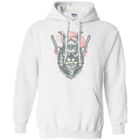 Sweatshirts White / S Samurai Pizza Cat Pullover Hoodie