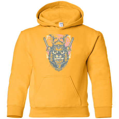 Sweatshirts Gold / YS Samurai Pizza Cat Youth Hoodie