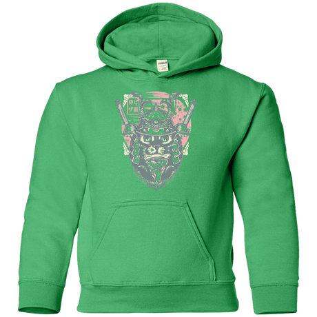 Sweatshirts Irish Green / YS Samurai Pizza Cat Youth Hoodie