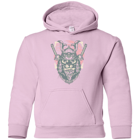 Sweatshirts Light Pink / YS Samurai Pizza Cat Youth Hoodie