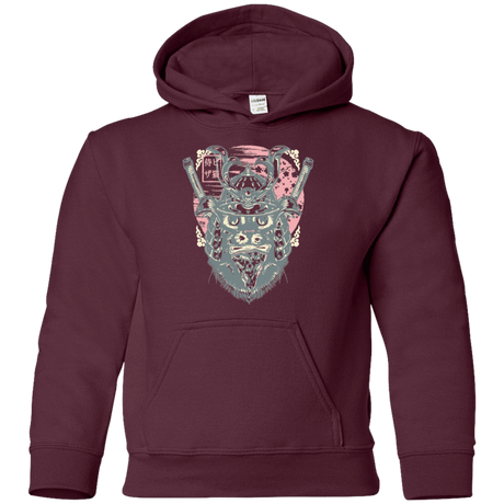 Sweatshirts Maroon / YS Samurai Pizza Cat Youth Hoodie