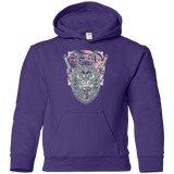 Sweatshirts Purple / YS Samurai Pizza Cat Youth Hoodie