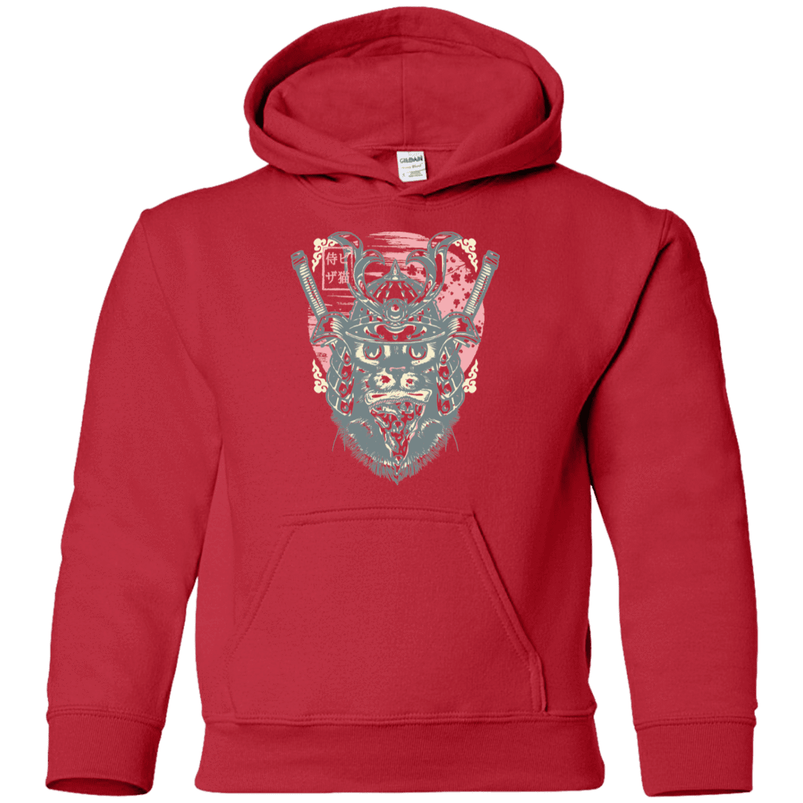 Sweatshirts Red / YS Samurai Pizza Cat Youth Hoodie