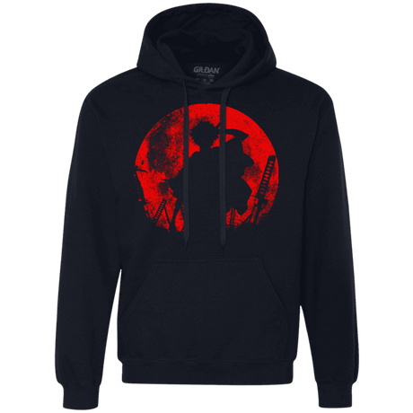 Sweatshirts Navy / S Samurai Swords Premium Fleece Hoodie