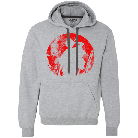 Sweatshirts Sport Grey / S Samurai Swords Premium Fleece Hoodie